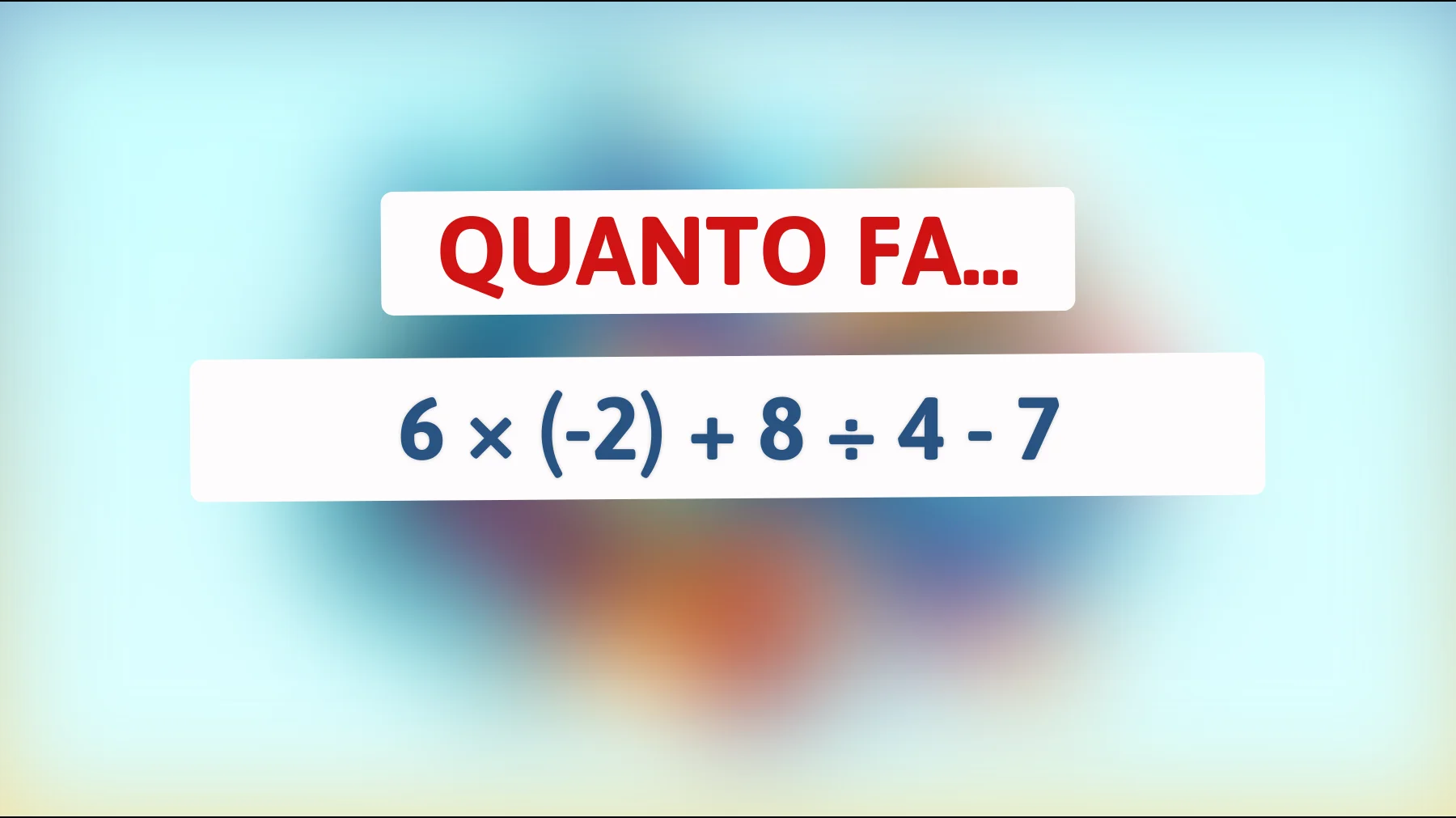 Solo i geni risolvono questo enigma matematico: provi a scoprire la soluzione corretta?"
